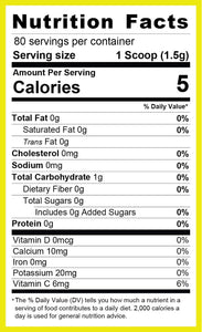 KOYAH - Organic Freeze-dried Lemon Powder (1 Scoop = 1 Lemon Wedge): 80 Servings, USA & Mexico Grown, Whole-Fruit Powder, Raw