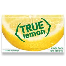Load image into Gallery viewer, TRUE LEMON Water Enhancer, Bulk Dispenser Pack (100 Packets) | Zero Calorie Unsweetened Water Flavoring | For Water, Bottled Water, Iced Tea &amp; Recipes | Water Flavor Packets Made with Real Lemons