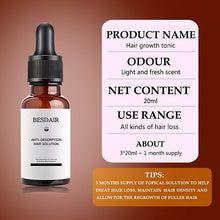 Load image into Gallery viewer, Hair Growth Essence Oil Anti Hair Loss Products for Hair Growth Treatment Genger Natural Serum Hair Thickener Care Solutions