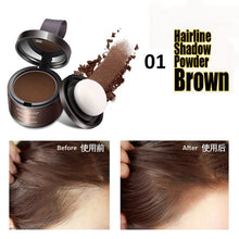 Load image into Gallery viewer, MAYCHEER Hair Fluffy Powder Instantly Black Root Cover Up Natural Instant Hair Line Shadow Powder full Hair Concealer Coverage